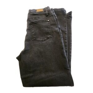 Womens Judy Blue Boyfriend Fit Jeans‎ Size 28x26 Black Stretch